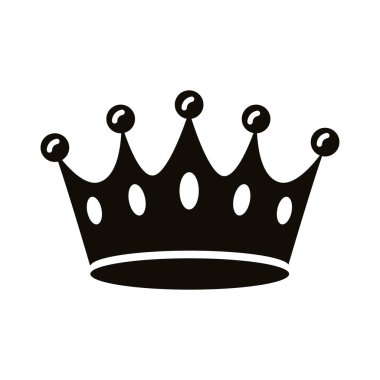 Kralın kraliyet silueti tarzı
