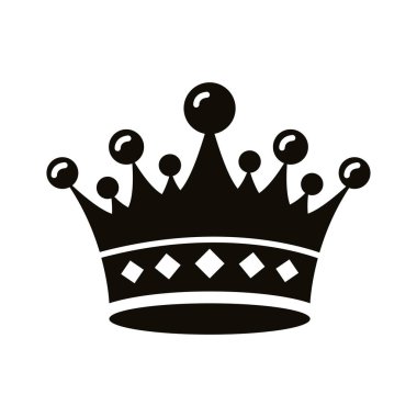 Kraliyet Kraliçesi tarzı siluet simgesi