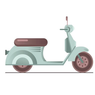 Scooter eski usul motosiklet aracı