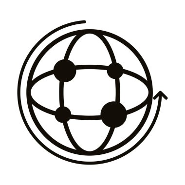 küresel tarayıcı blok biçimi simgesi