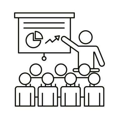 Kağıt tahtası ve istatistik eşzamanlı çalışma biçimi ile çalışan işçi grubu