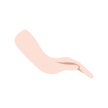 İnsan dili izole edilmiş simge