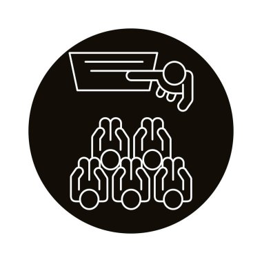 Kağıt tahtası eşçalışma biçimi ile çalışan işçi grubu