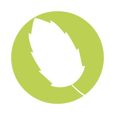 Testere yaprağı tarzı siluet simgesi