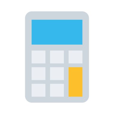 Hesap makinesi matematik düz biçim simgesi