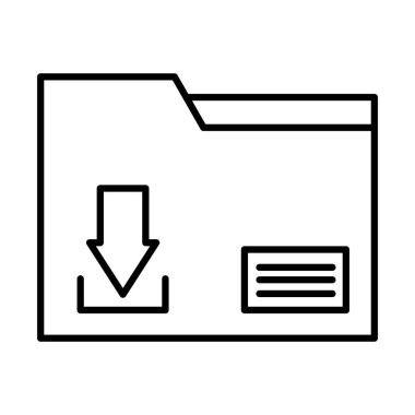 Satır aşağı ok simgesine sahip dizin veri dosyası