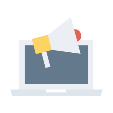 megafon düz biçimli dizüstü bilgisayar