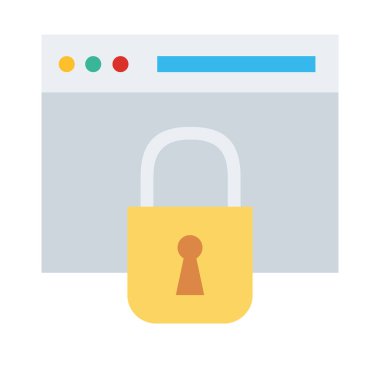 Asma kilit biçimli web sayfası şablonu