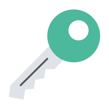 anahtar kapısı düz biçim simgesi