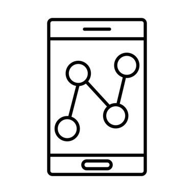 Kalıpları aç biçimi simgesine sahip akıllı telefon