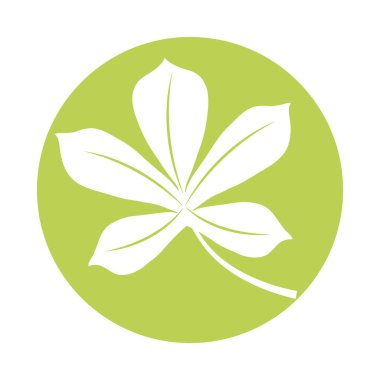 Perdeli biçim siluet biçimli yaprak