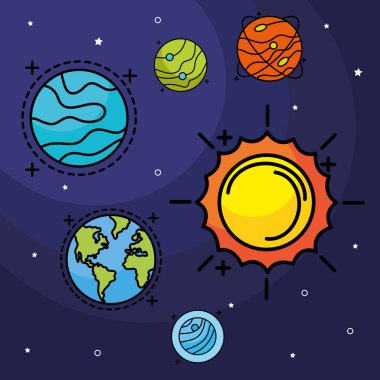 Altı boşluklu satır paketi ve biçim simgelerini doldur