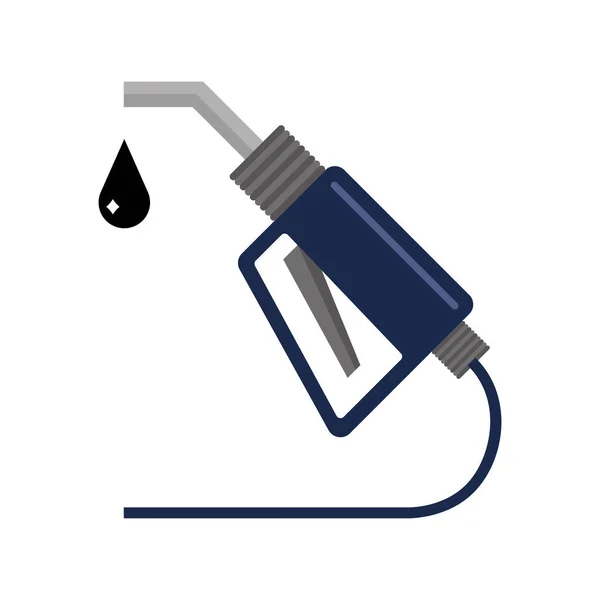 Station service dispenser pistool pictogram — Stockvector