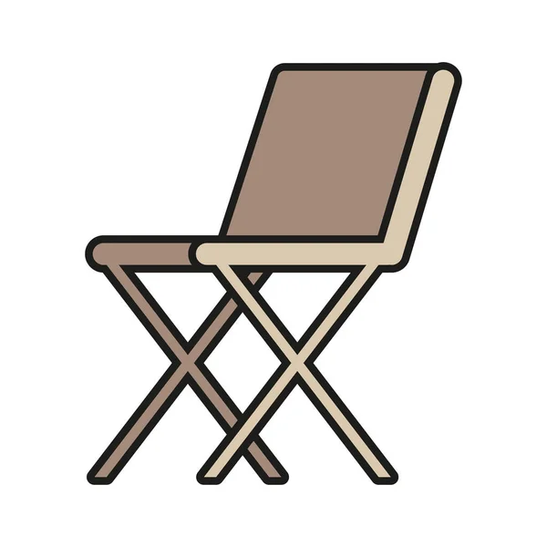 Home chair icon vector design — Stock Vector