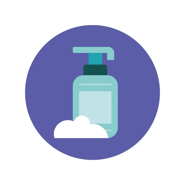 抗菌肥皂瓶子产品图标 — 图库矢量图片