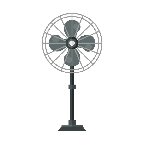 Fan house appliance isolated icon — Stock Vector