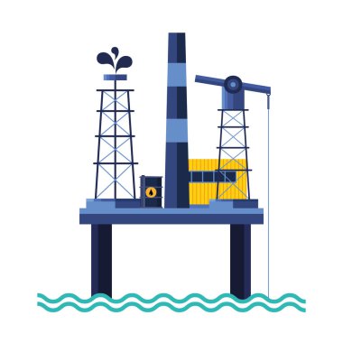 Petrol fiyat simgesinin petrol platformu