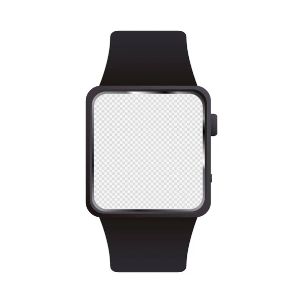 Smart watch mockup eszköz izolált ikon — Stock Vector