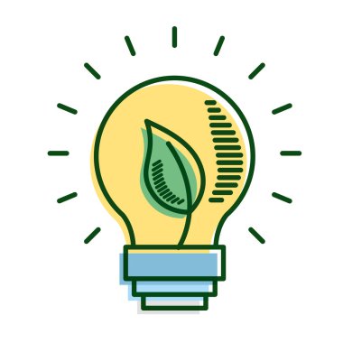 Yaprak bitkisi ekolojisi satırı ve ikonu doldur