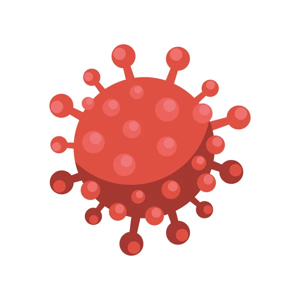 Covid19 particle virus pandemic icon — Stock Vector