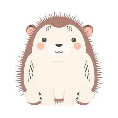 Tatlı purcopine hayvan çizgi karakteri