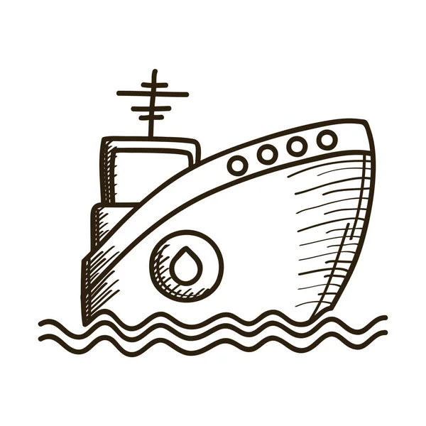 Иконка с изображением транспортировки нефти — стоковый вектор