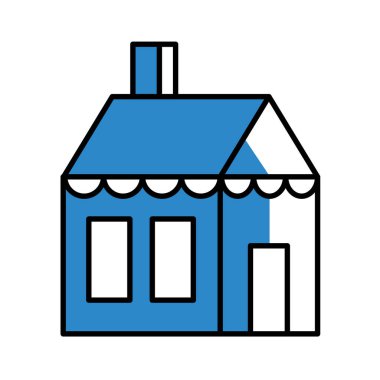 kış evi ikon vektör tasarımı