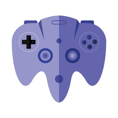 mor video oyunu konsolu izole vektör tasarımı