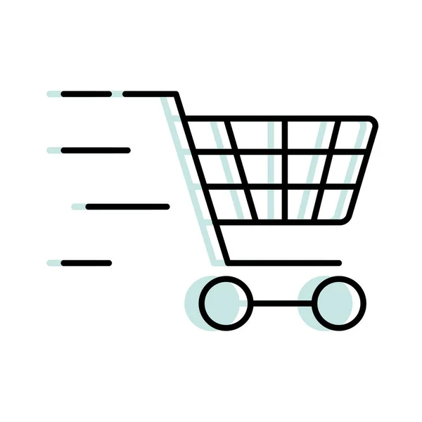 Návrh vektoru ikon nákupního košíku — Stockový vektor