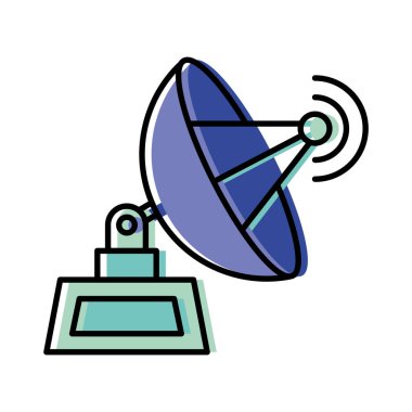 Anten simgesi izole vektör tasarımı