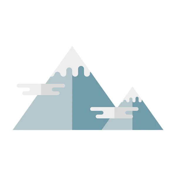 Paysage de montagnes conception vectorielle — Image vectorielle