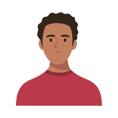 Mutlu genç adam Avatar karakteri