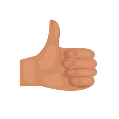 Sembol işareti simgesi gibi insan eli