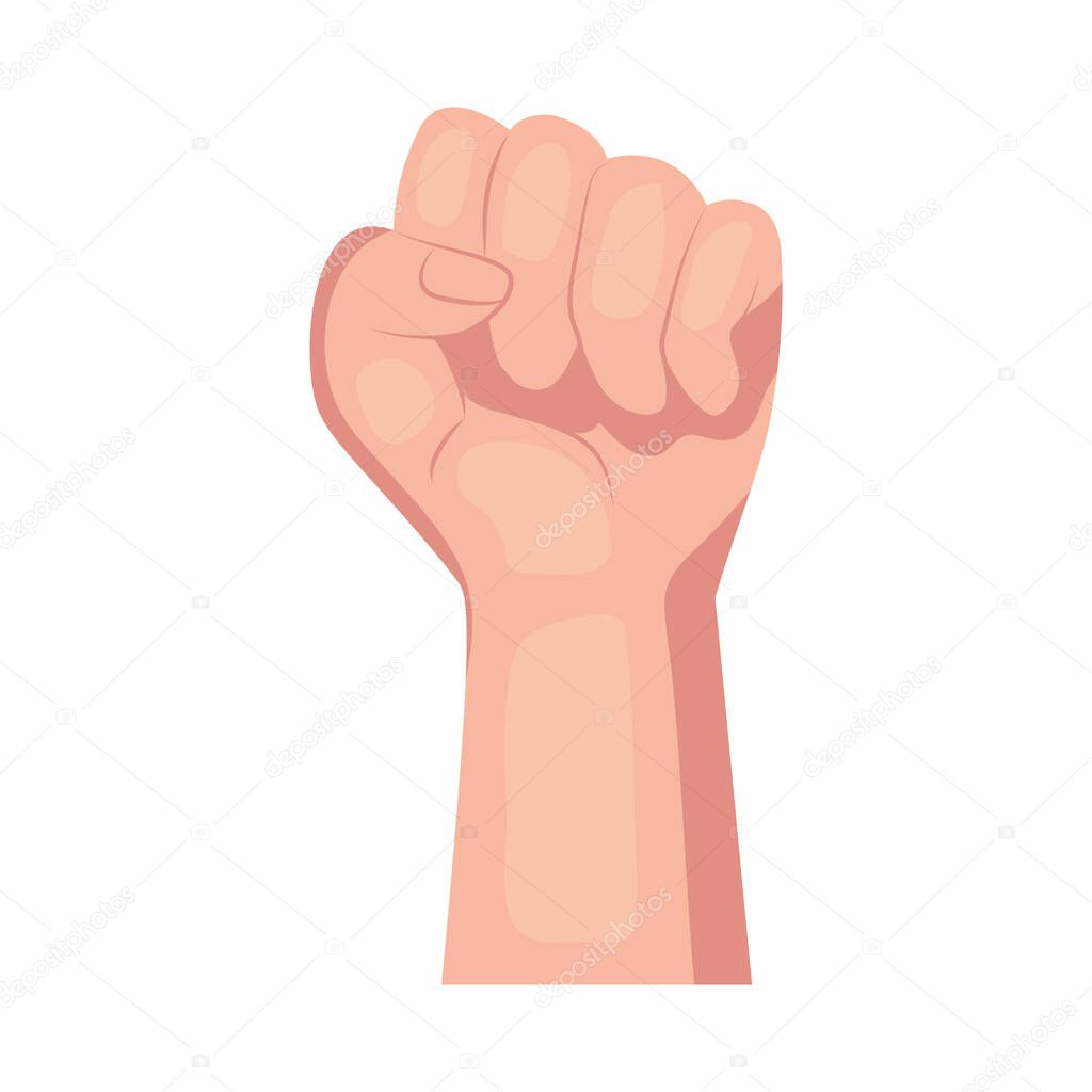 hand human fist symbol signal icon