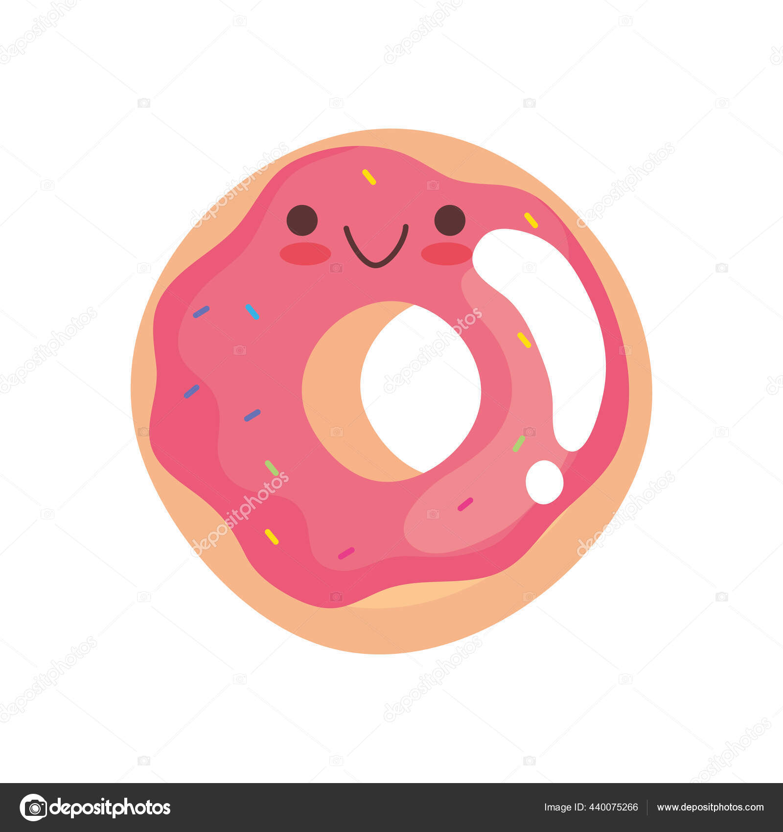かわいいドーナツステッカーかわいいキャラクターアイコン ストックベクター C Yupiramos かわいいドーナツステッカーかわいいキャラクターアイコン ストックベクター C Yupiramos