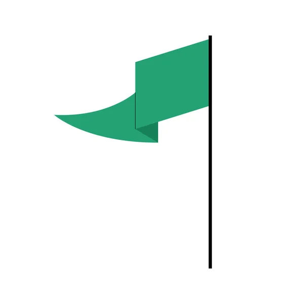 Racing bandeira ícone vetor design — Vetor de Stock