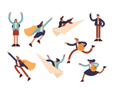 İş adamı simgesi vektör tasarımı