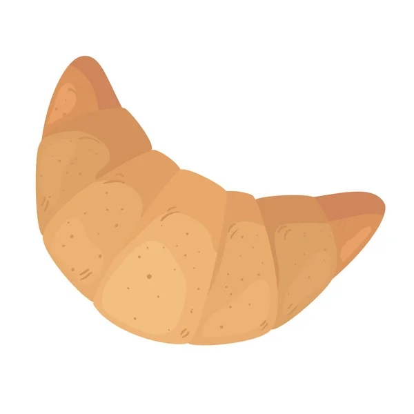 Croissant brood pictogram vector ontwerp — Stockvector