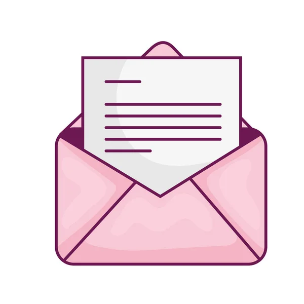 Envelope message vector design — Stock Vector