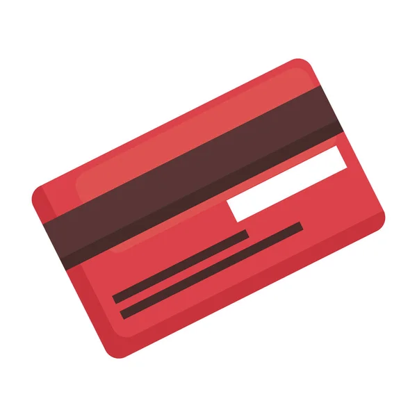 Kreditkarte isolierte Vektor-Design — Stockvektor