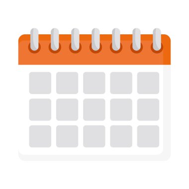 takvim anımsatma tarihi izole edilmiş simgesi