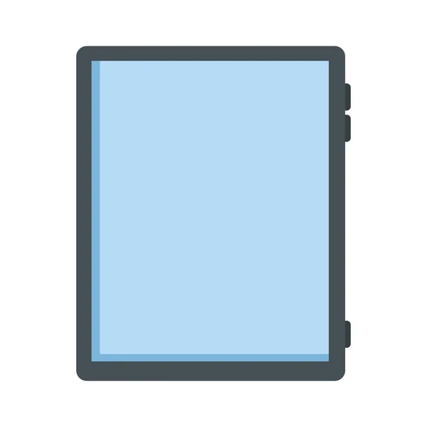 Tableta icono de tecnología de dispositivo electrónico — Vector de stock