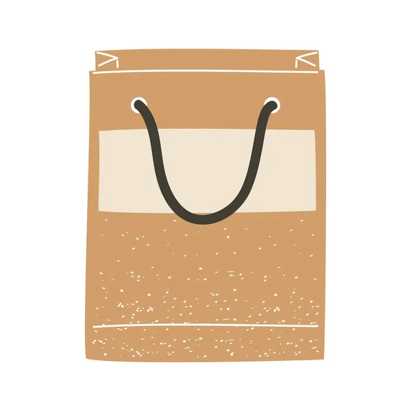 Papel bolsa de compras vector de diseño — Vector de stock