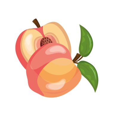 Gül elması lezzetli taze meyve ikonu