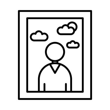 Erkek sahne çizgisi simgeleriyle resimler