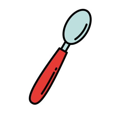 kaşık mutfak çatal bıçak ve renk simgesi