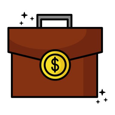 Dolar sembolü simgesi olan portföy