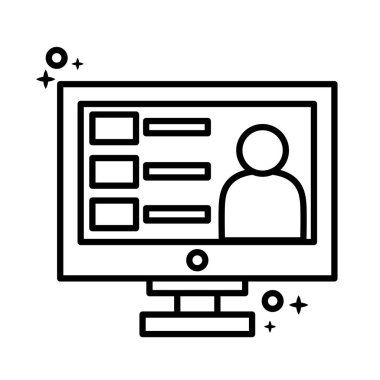 Hesap profili biçimi simgesi olan masaüstü