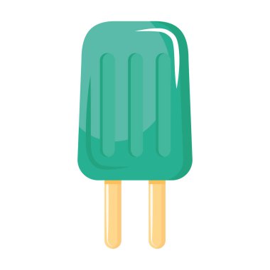 Çift çubuklu limonlu tatlı dondurma.