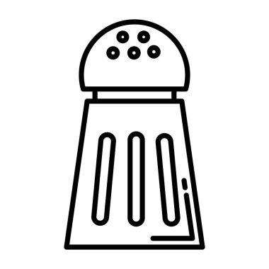 tuzluk mutfak çatal bıçak hattı tarzı simge